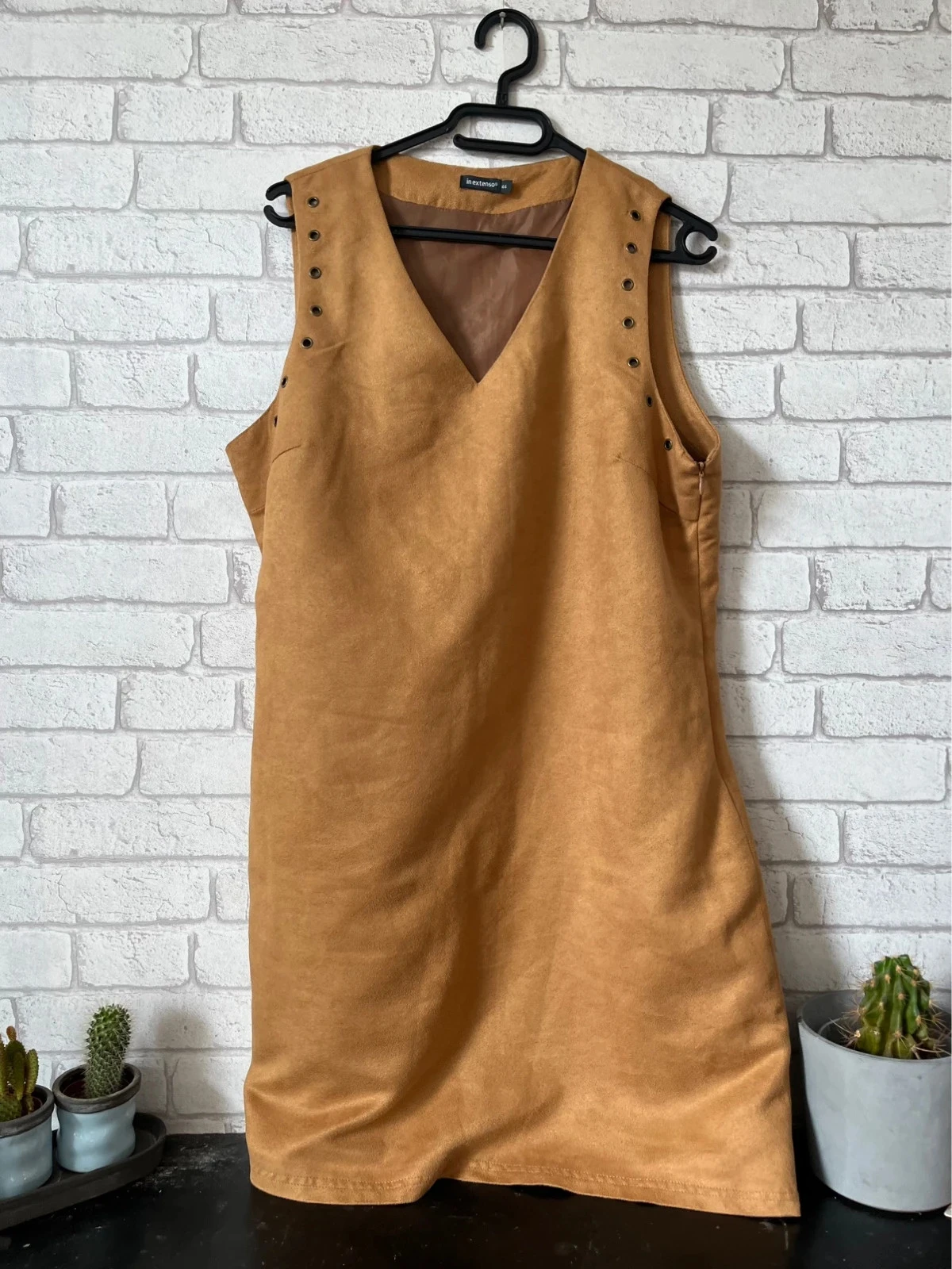 Robe camel sans manches – In Extenso – Taille 44